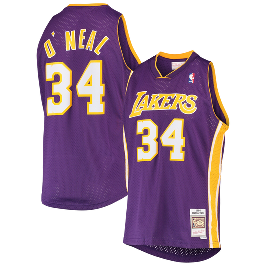 MITCHELL & NESS ROAD SWINGMAN JERSEY SHAQUILLE O'NEAL 1999-00 L.A LAKERS