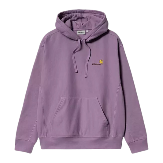 CARHARTT WIP HOODED AMERICAN SCRIPT MORADO