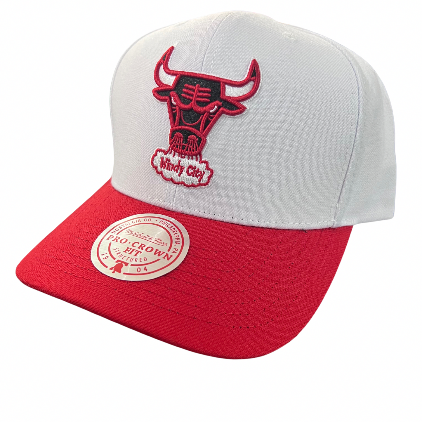 MITCHELL AND NESS NBA TEAM 2 TONE 2.0 PRO SNAPBACK HWC BULLS