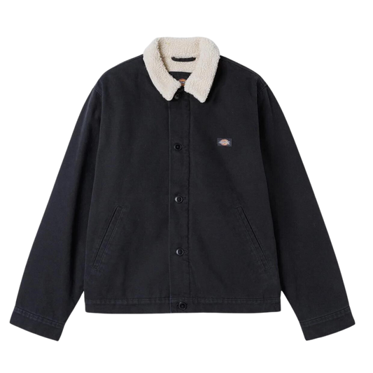 DICKIES DUCK CANVAS BLACK JACKET