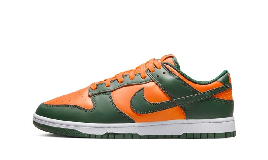 NIKE DUNK LOW RETRO MIAMI HURRICANES DD1391-300