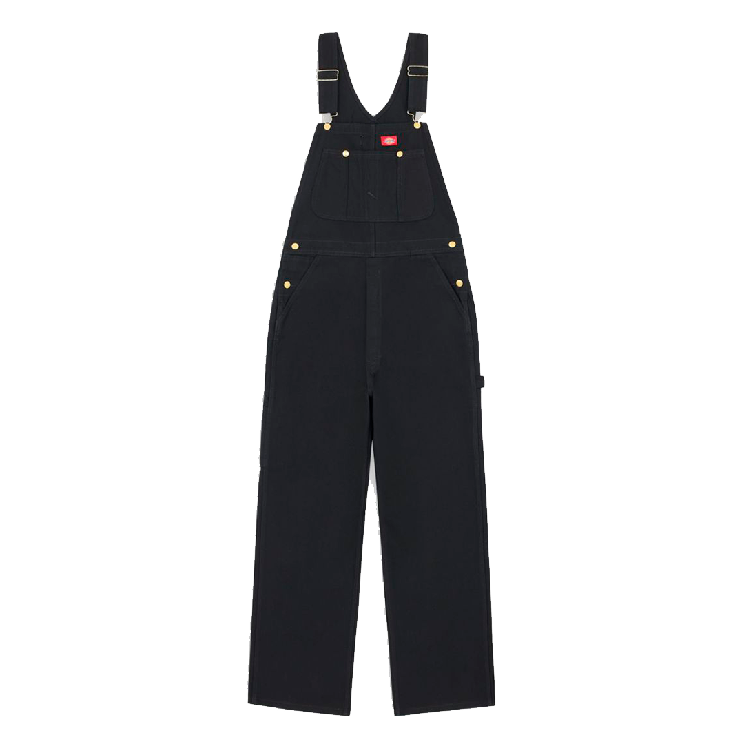 DICKIES BIB OVERALL BLACK PETO