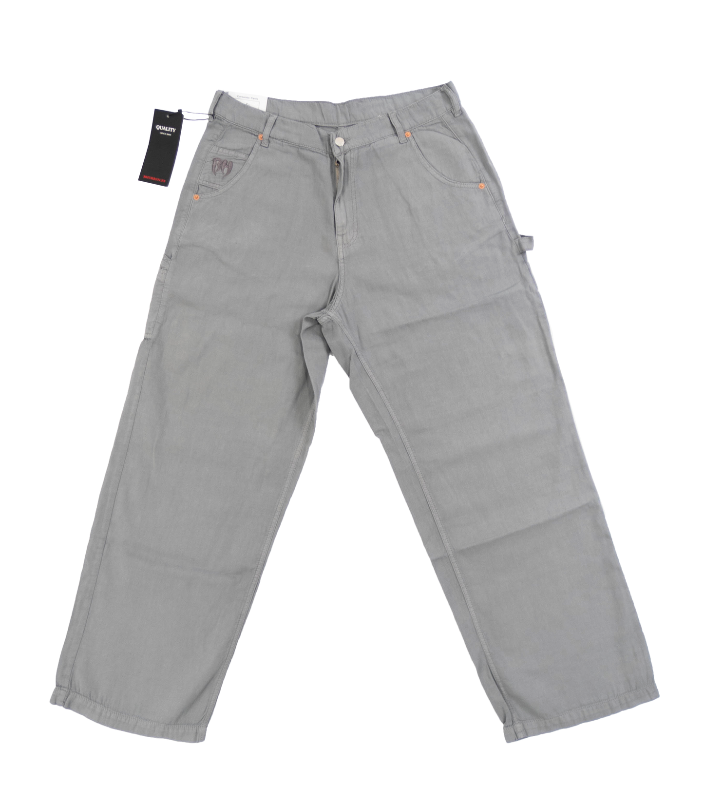 BROOKLYN HARLEM BH 90s Big Boy skater pants Rhino grey