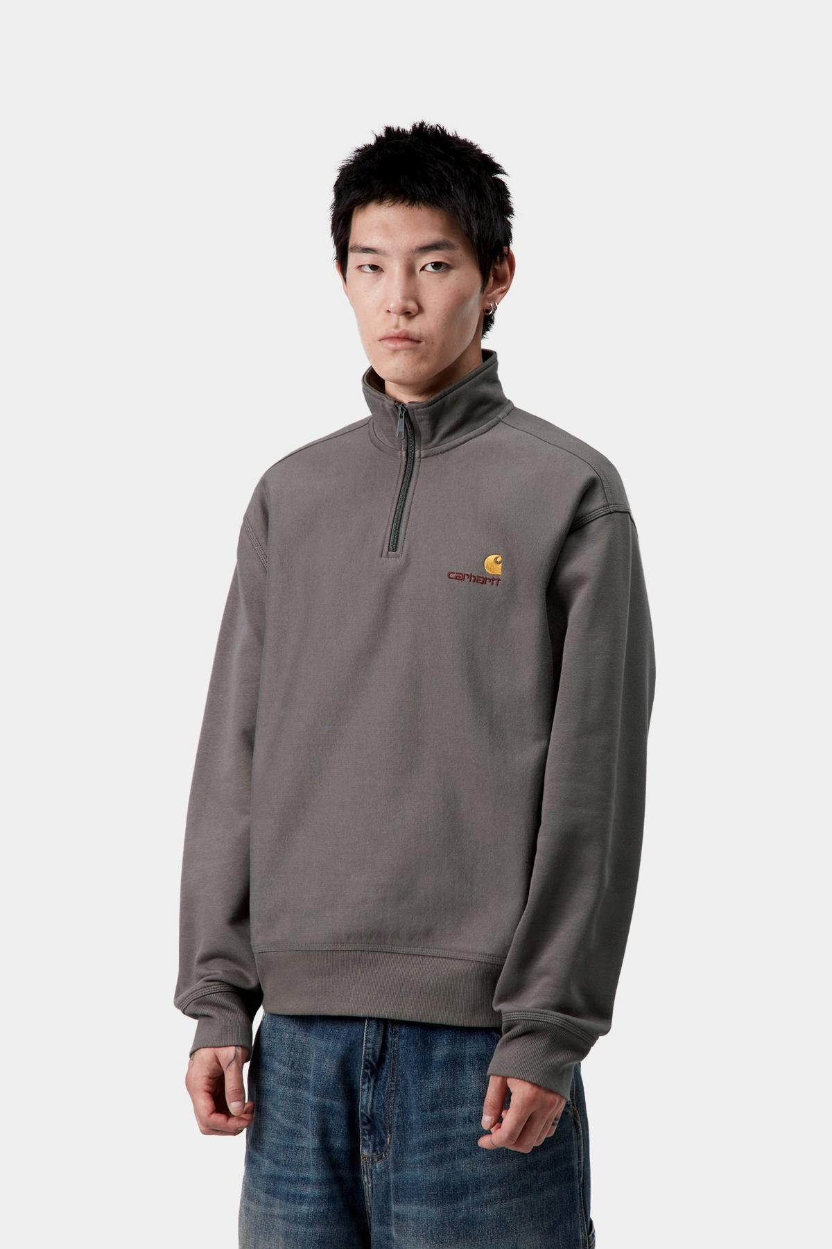 Half Zip American Script Sweatshirt