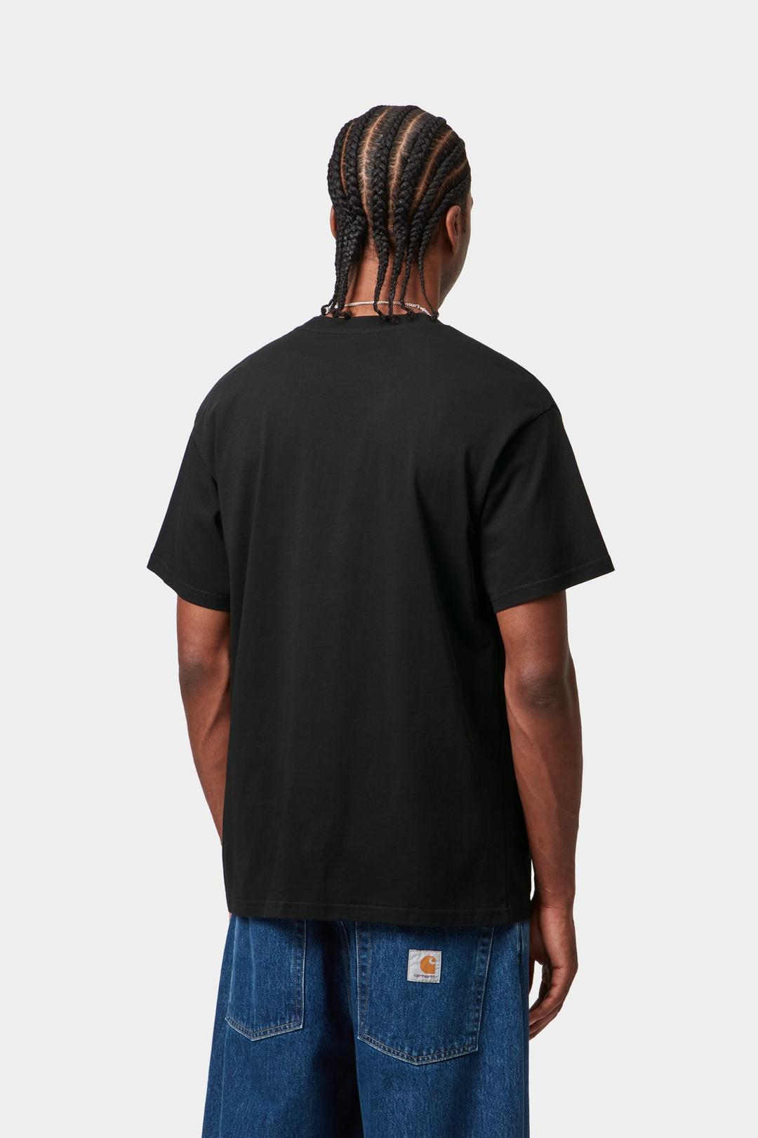 S/S Script Embroidery T-Shi