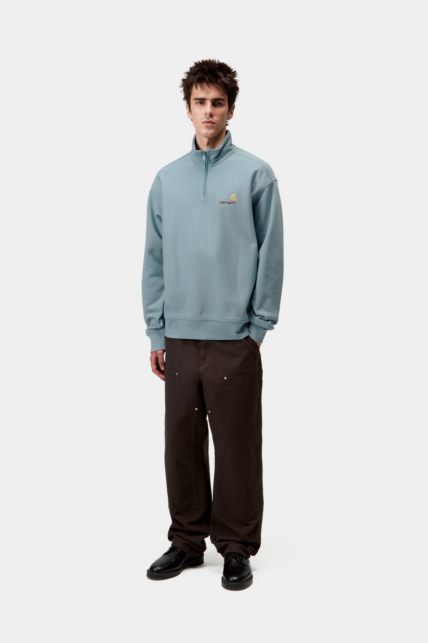 Half Zip American Script Sweatshirt