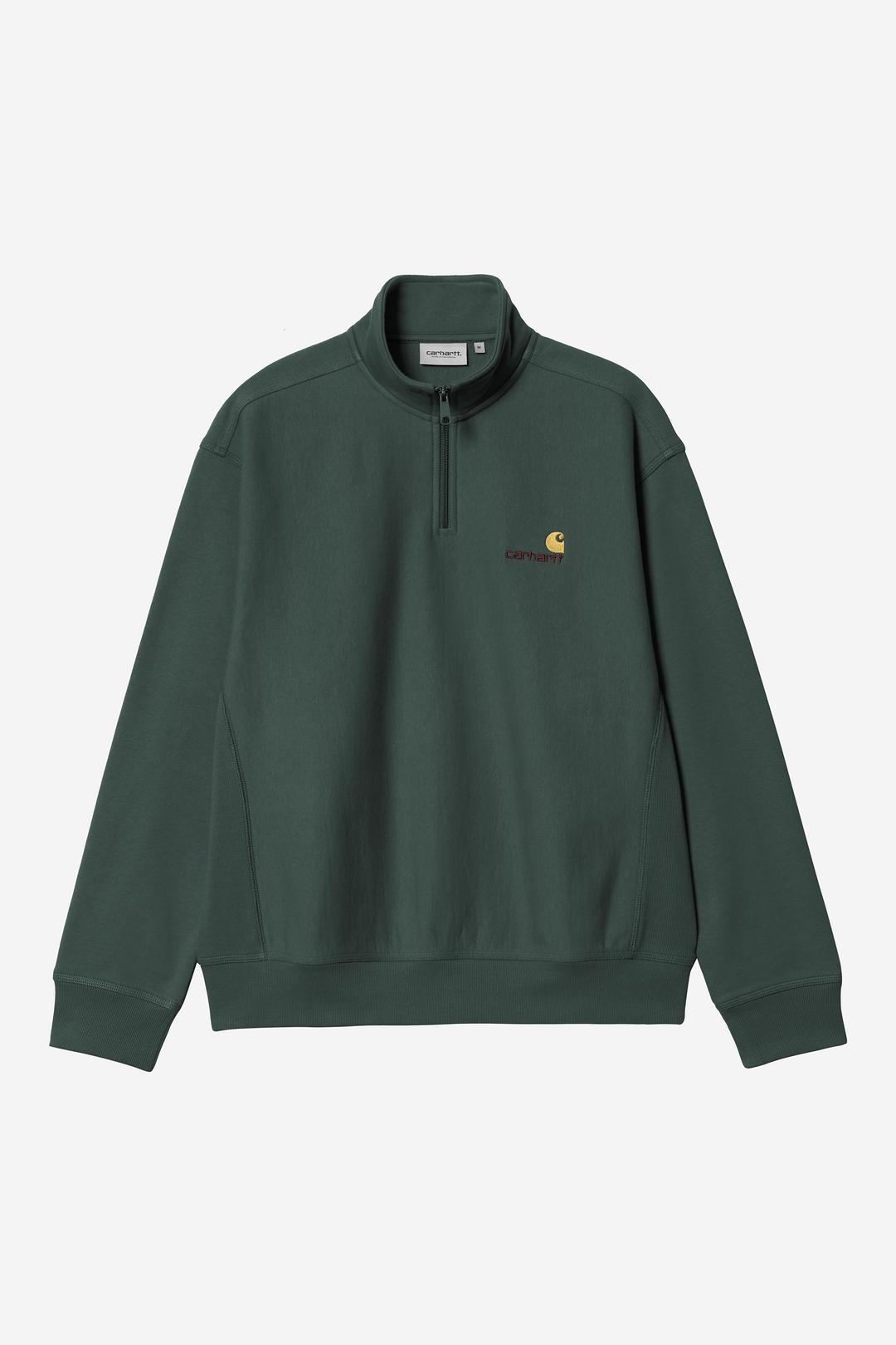 Half Zip American Script Sweatshirt