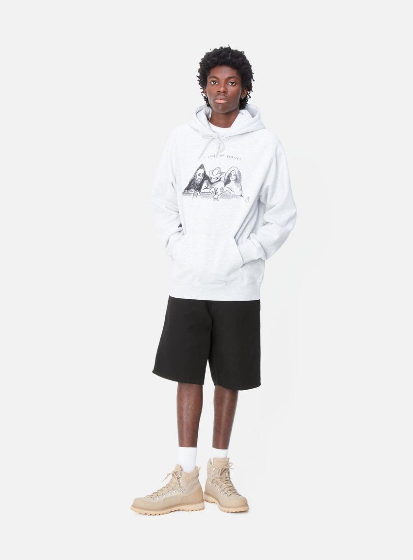 Carhartt wip Single Knee Short        Black Rinsed