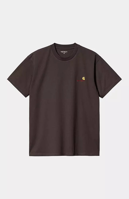 CARHARTT WIP AMERICAN SCRIPT TOBACCO MARRÓN