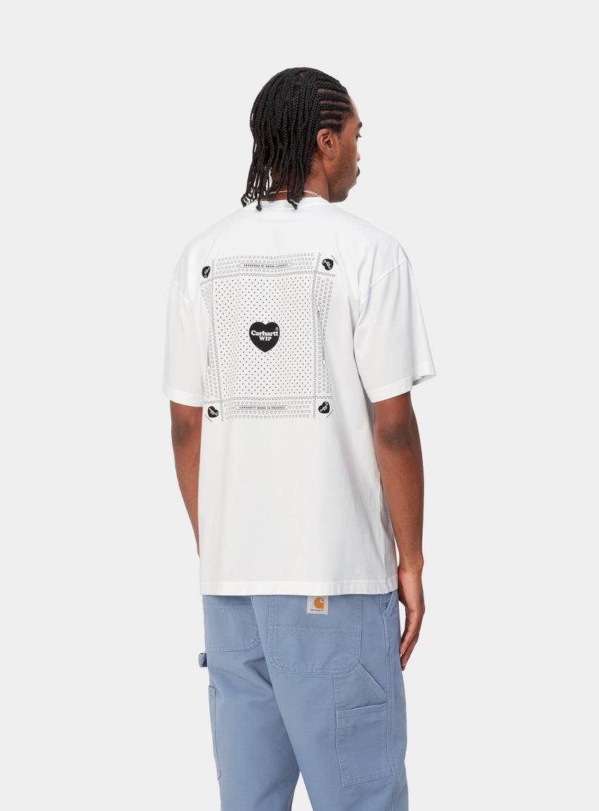 CARHARTT WIP HEART BANDANA BLANCO