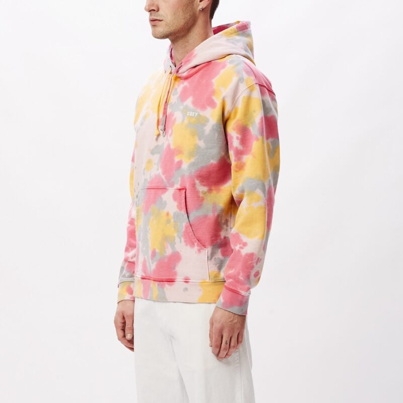 OBEY SUSTAINABLE TIE DYE PULLOVER HOOD