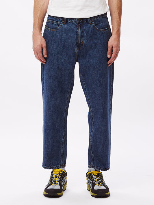 OBEY BENDER 90'S DENIM STONE WASH INDIGO