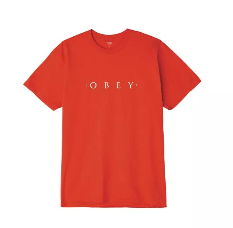OBEY NOVEL 3 S/S RED