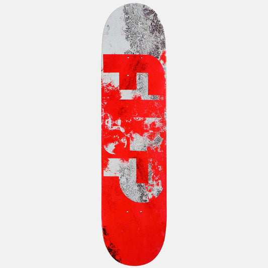 Flip Distortion Skateboard Deck Red 8"