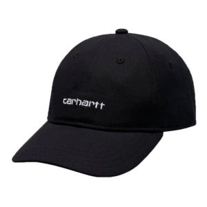 CARHARTT WIP CANVAS SCRIPT CAP BLACK