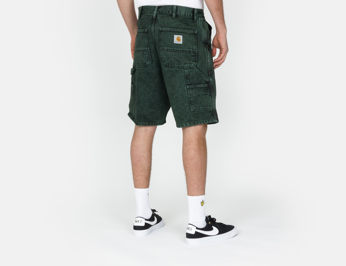 CARHARTT WIP SINGLE KNEE SHORT GREEN