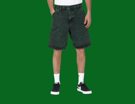 CARHARTT WIP SINGLE KNEE SHORT GREEN