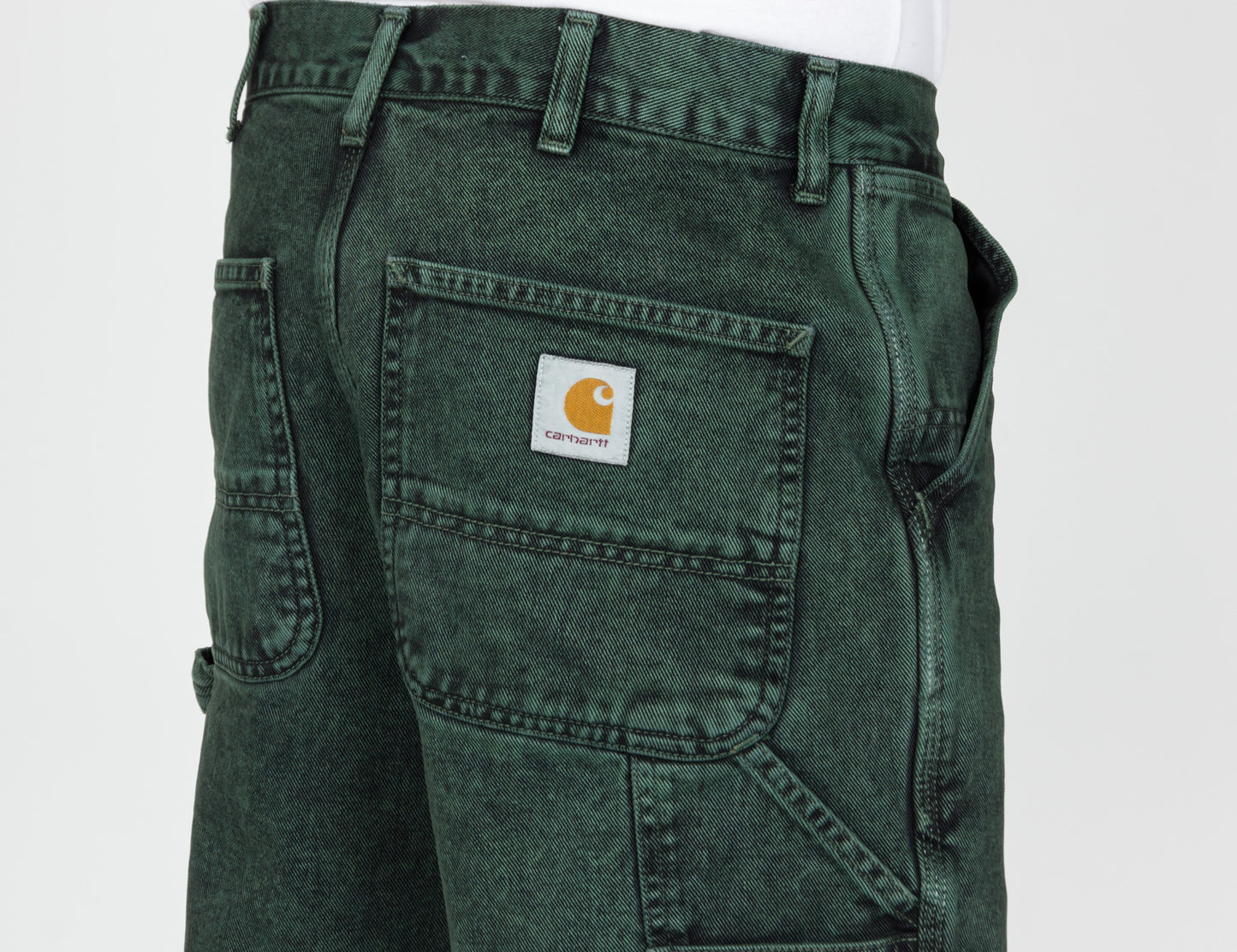 CARHARTT WIP SINGLE KNEE SHORT GREEN