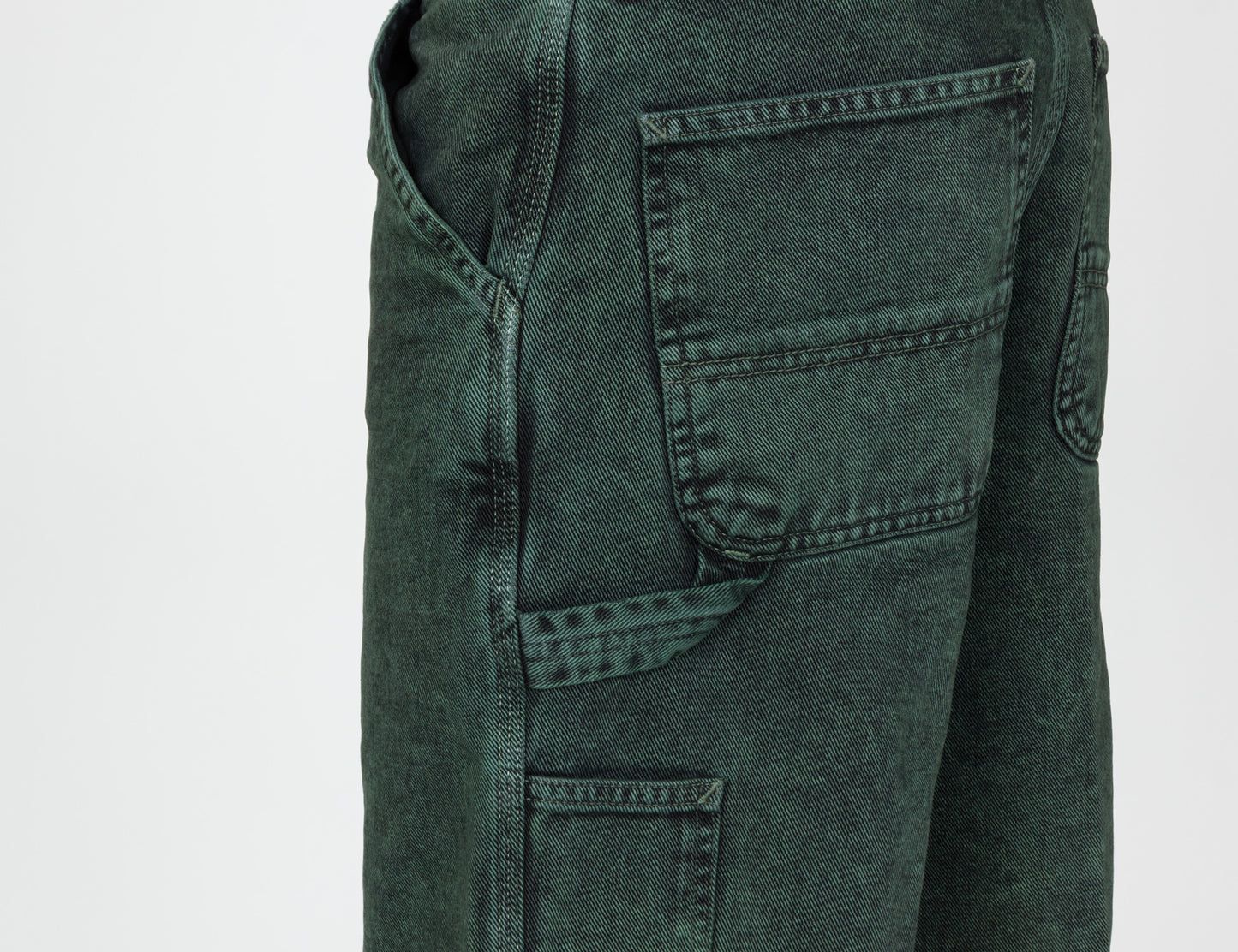 CARHARTT WIP SINGLE KNEE SHORT GREEN