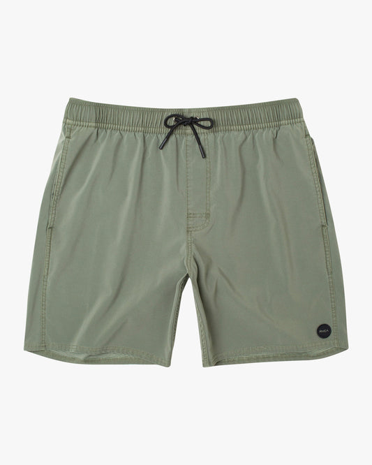 RVCA VA PIGMENT SHORT ELÁSTICO VERDE