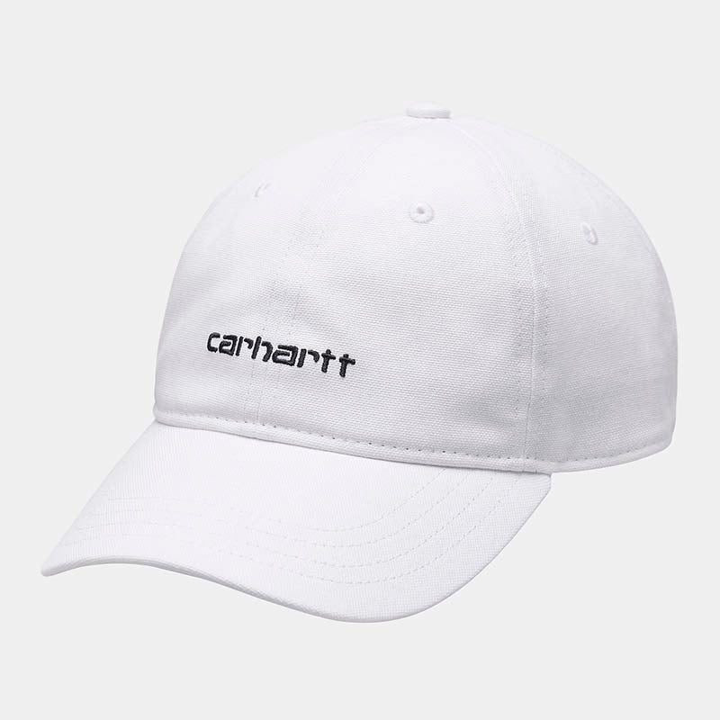 CARHARTT WIP Canvas Script Cap (Blanco)