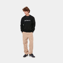Cargar imagen en el visor de la galería, CARHARTT SWEATWHIRT BLLACK L/S
