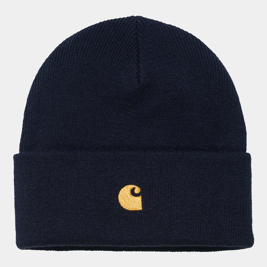 CARHARTT WIP Chase Beanie (Navy Gold)