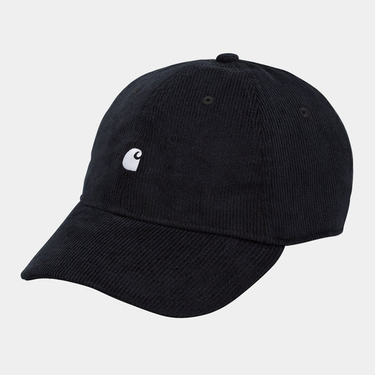 CARHARTT WIP Harlem Cap  (Negro/Blanco)