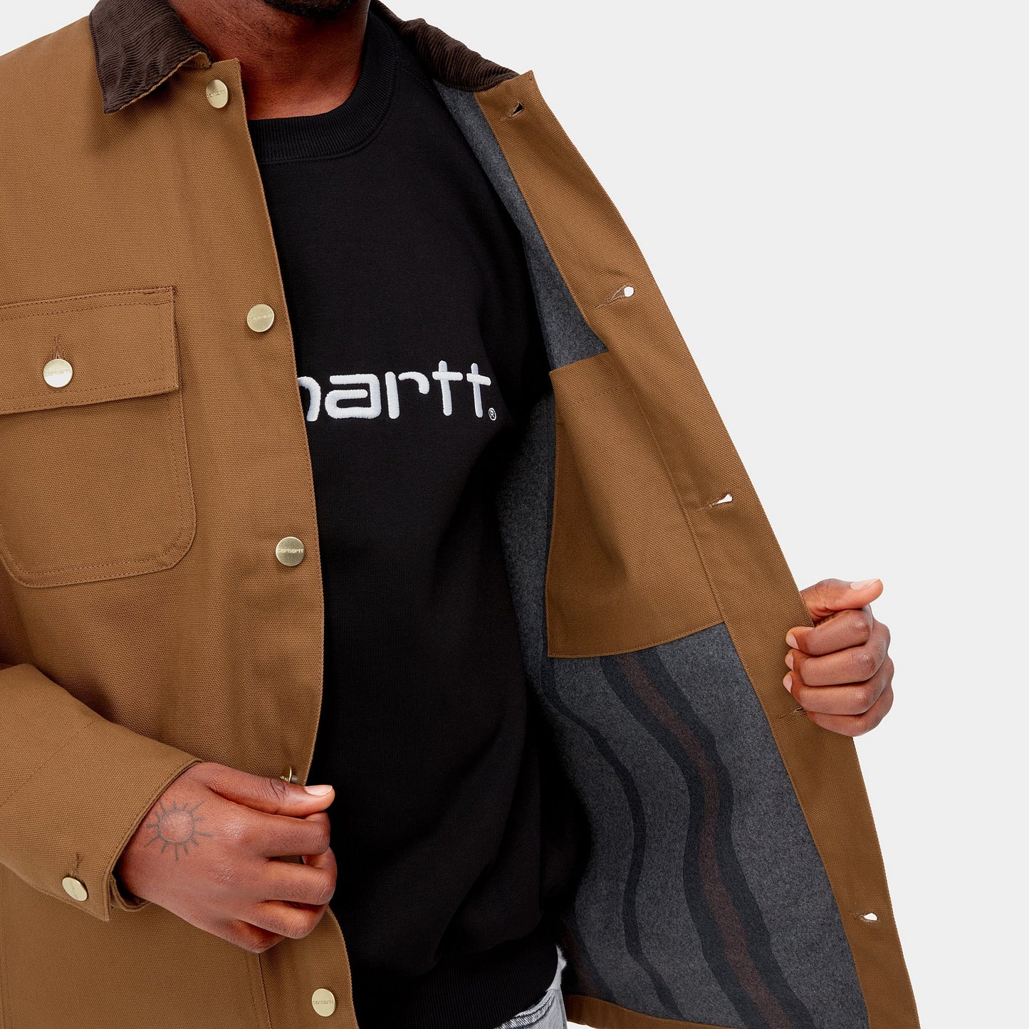 CHAQUETA CARHARTT WIP MICHIGAN COAT LEATHER