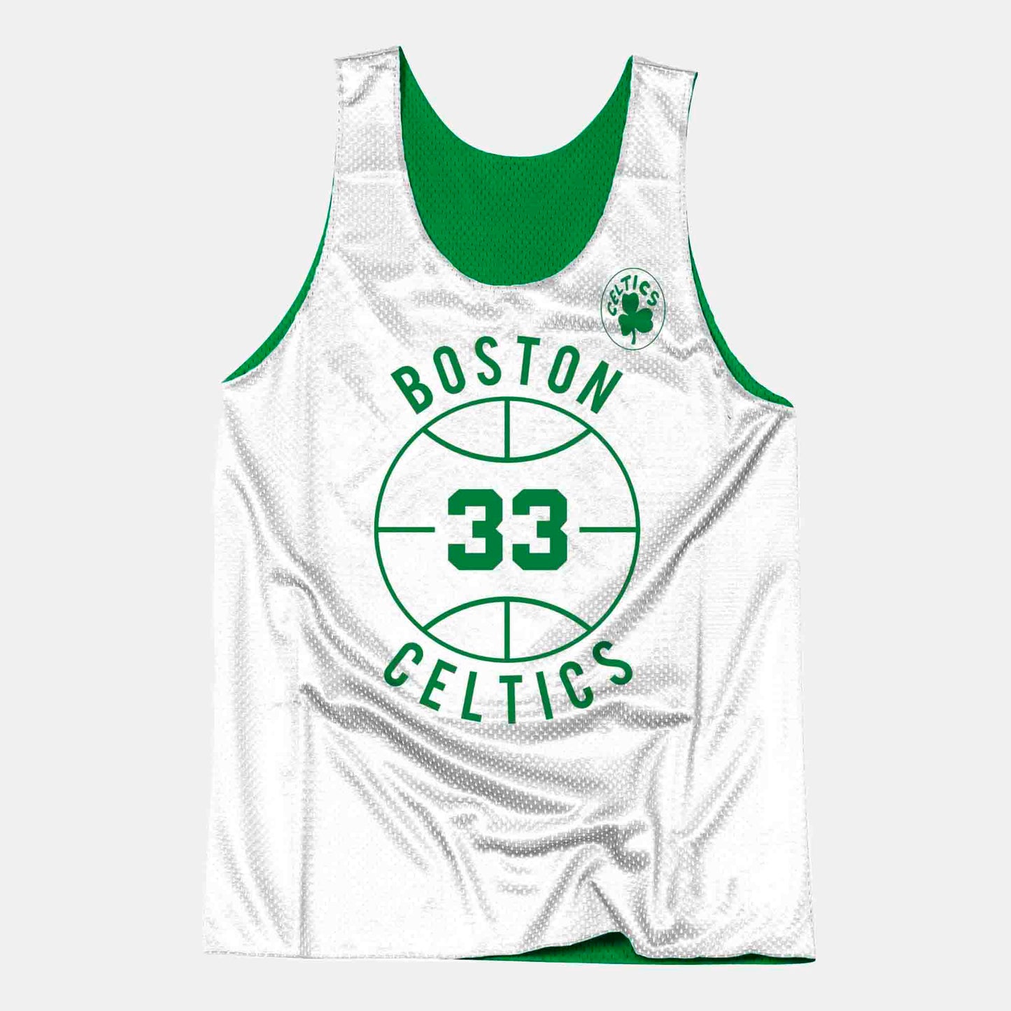 MITCHELL & NESS REVERSIBLE TANK UPDATE BOSTON CELTICS LARRY BIRD