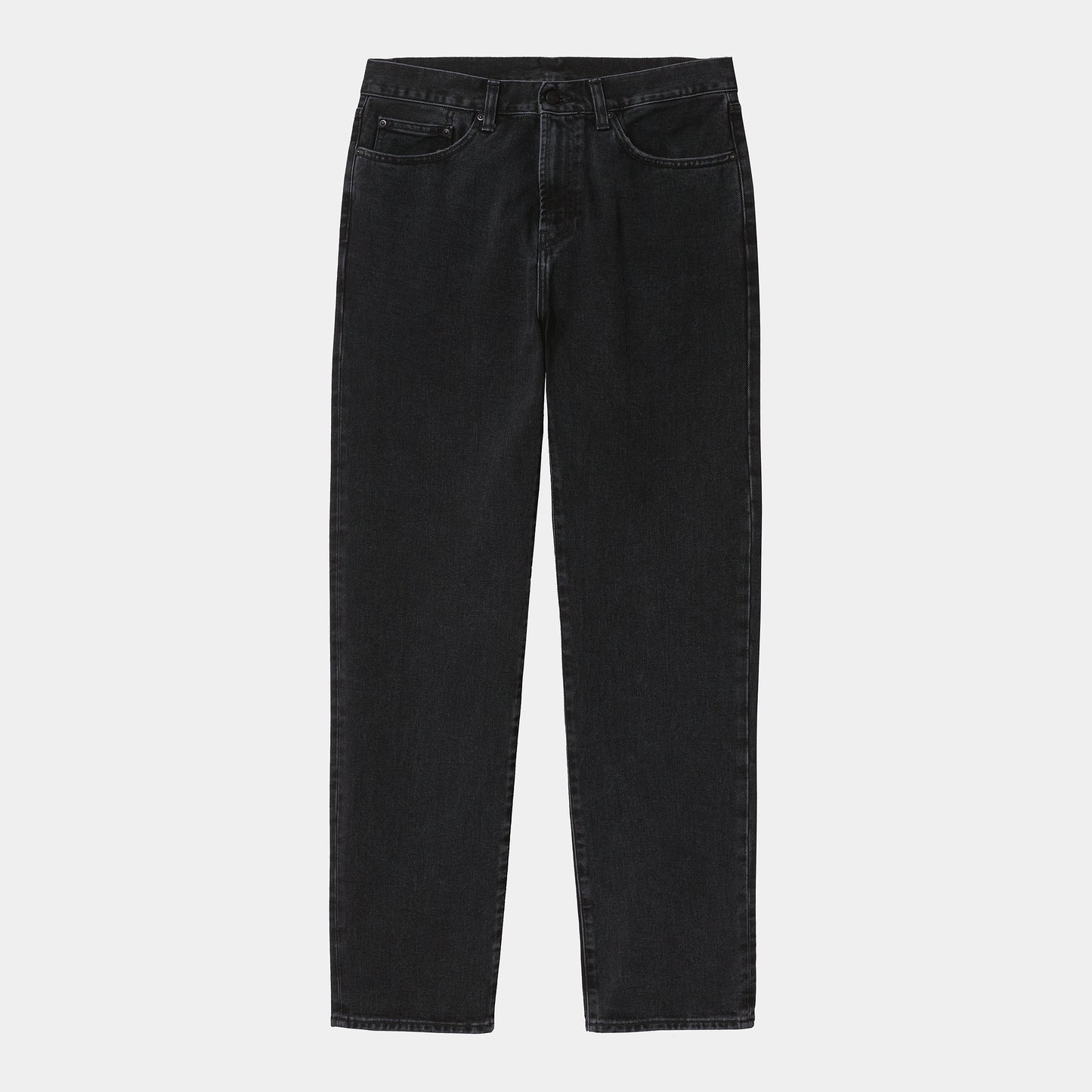 CARHARTT WIP PONTIAC PANT BLACK STONE WASHED