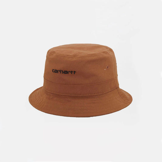 CARHARTT WIP Script Bucket Gorro Hat Camel