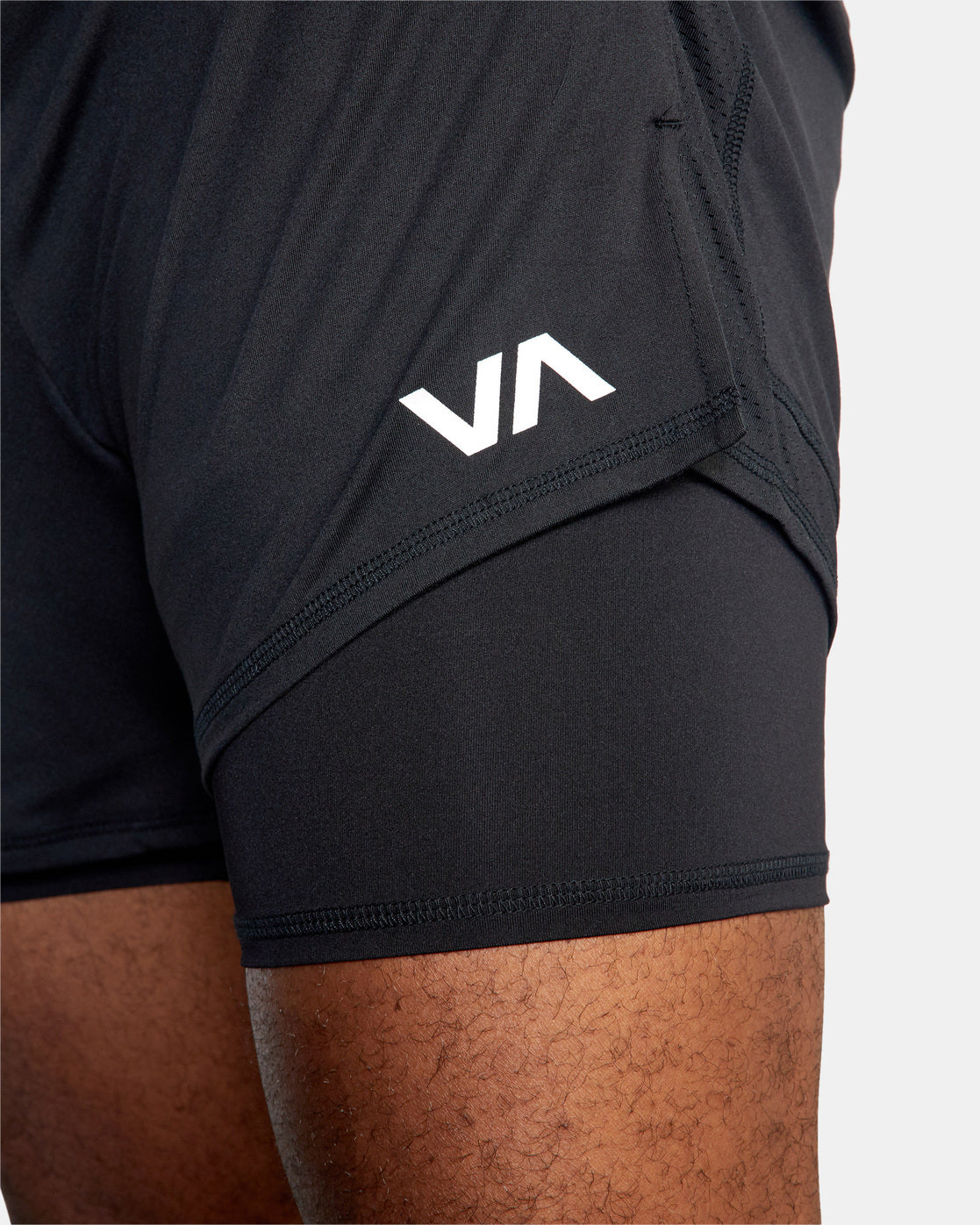 RVCA SPORT VENT SHORT NEGRO