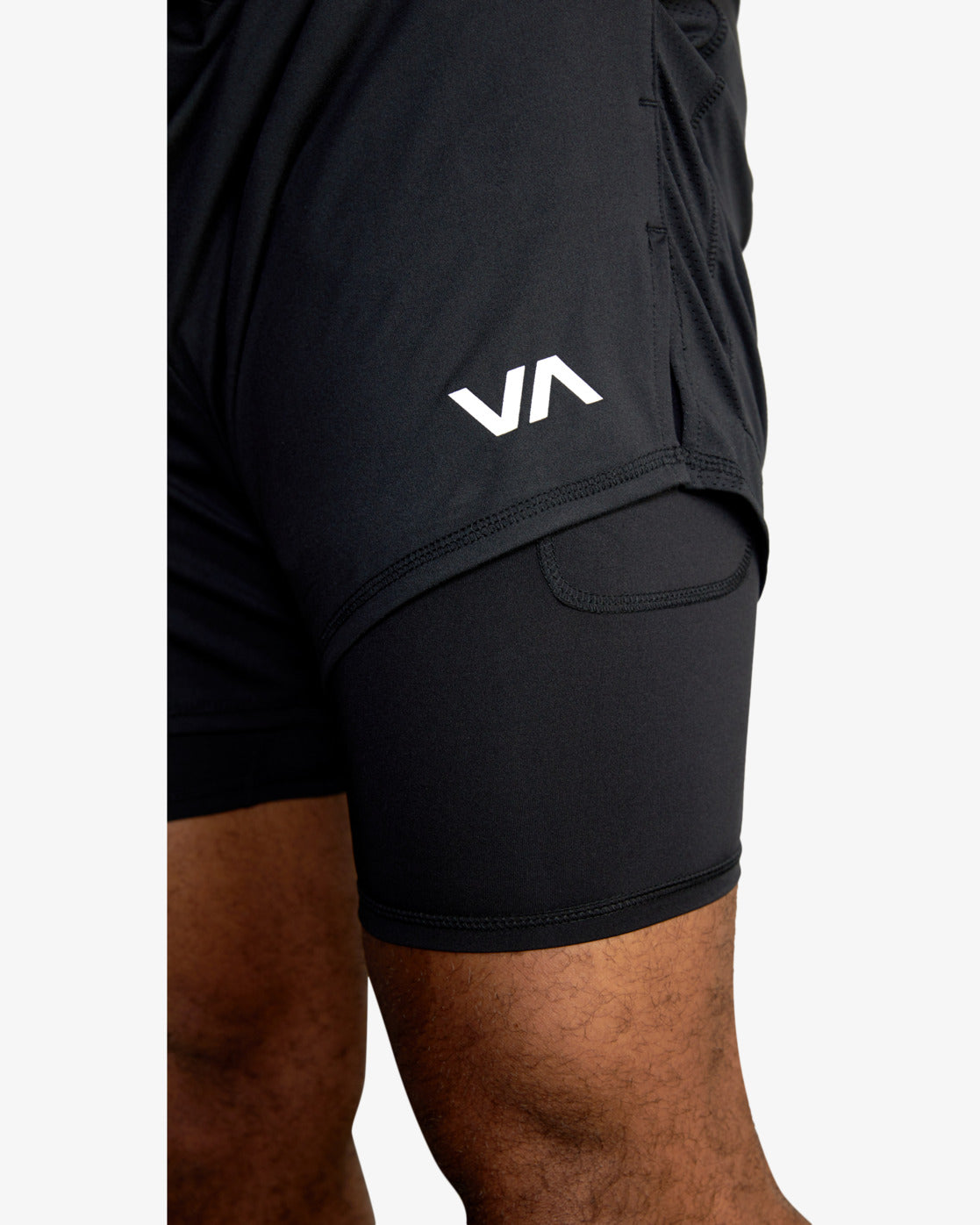 RVCA SPORT VENT SHORT NEGRO