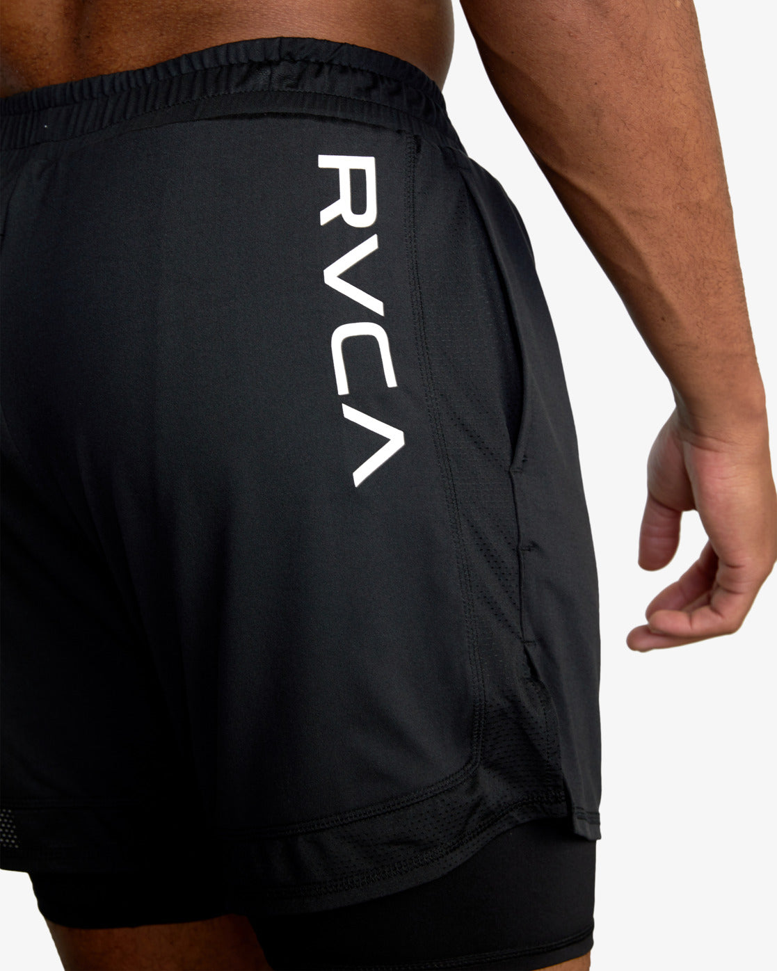 RVCA SPORT VENT SHORT NEGRO